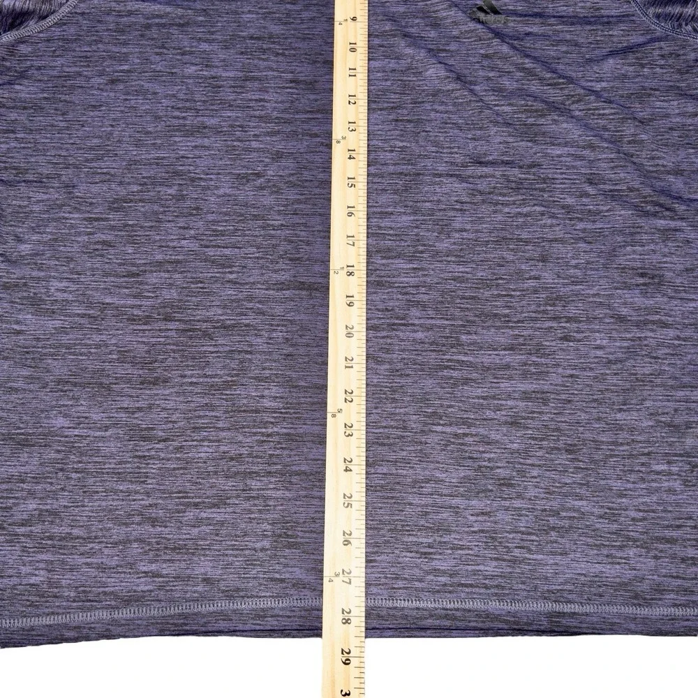 Adidas Mens XL‎ Golf Performance Quick Dry Shirt Purple Black